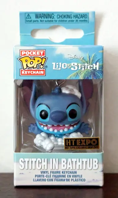 FUNKO: Pocket Pop Portachiavi Disney Stitch In Bathtub Esclusiva