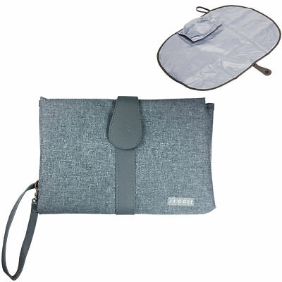 Grey Baby Nappy/Diaper Changing/Change Clutch/Mat/Foldable Handbag/Wallet/Bag