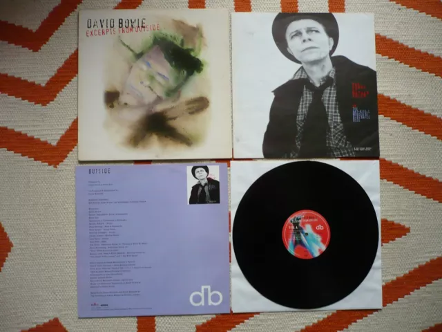 David Bowie Excerpts From Outside Vinyl EU 1995 RCA / BMG 1st Press 2A1/2B1 LP