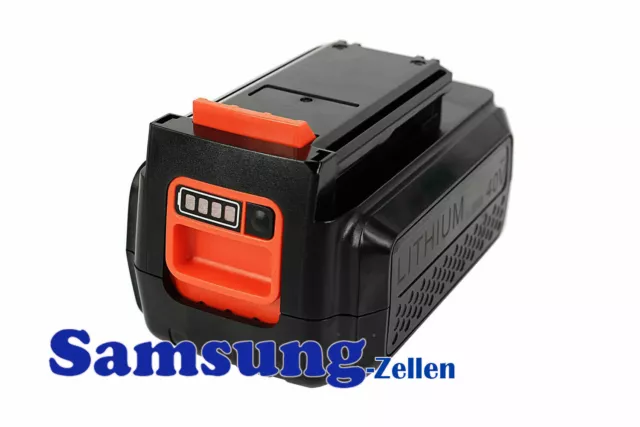 Batterie 40V 2.5Ah pour Black & Decker Li-Ion Akku 40V 2AH LBXR36 LBX2040