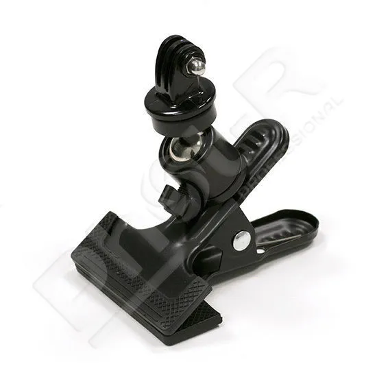 Phot-R Jaws Swivel Clamp Clip Mount Adapter For GoPro Hero 2 3 3+ 4 5 HD Camera