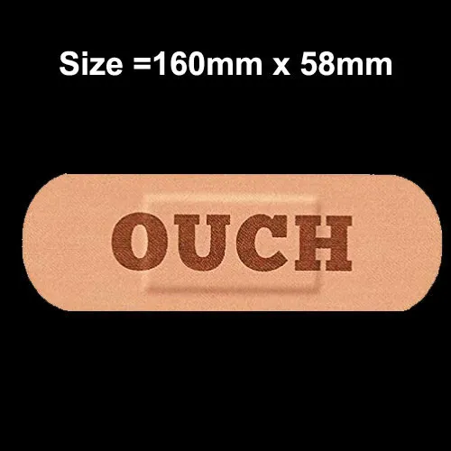 Single Ouch Car Sticking Plaster  Car Decal For Dents And Scratches  16Cm X 5Cm