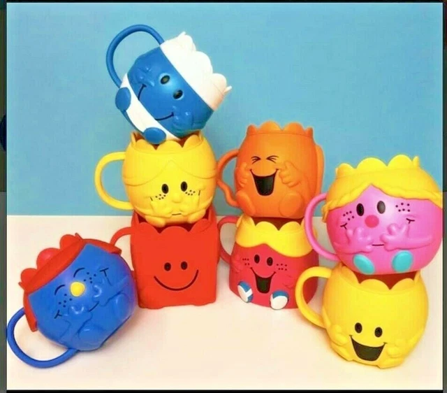 MCDONALD’S HAPPY MEAL Toys 2021 Mr. Men & Little Miss Cups Combine