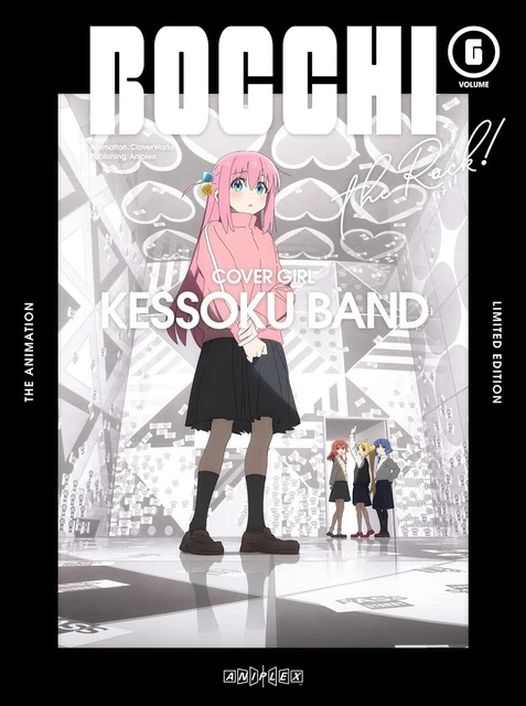 Bocchi the Rock Vol.6 First Edition Blu-ray Soundtrack CD Booklet Japan