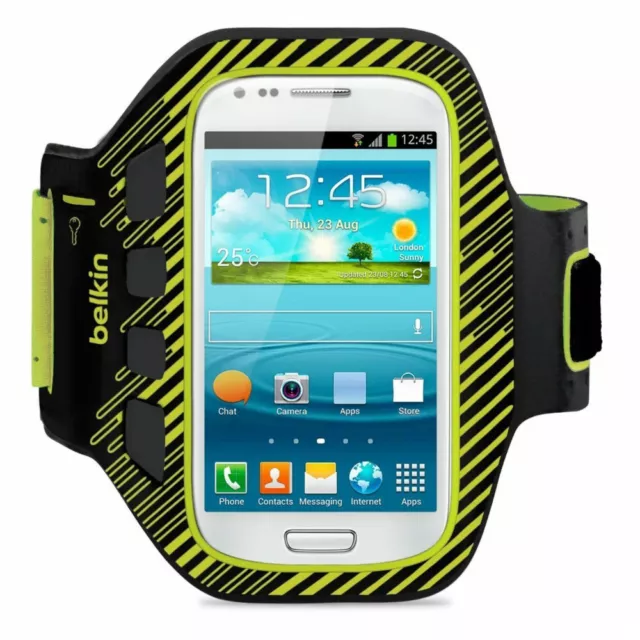 Belkin Brassard Reglable Sport Running Pour Samsung S3 Iphone 6 7 8 Noir Vert