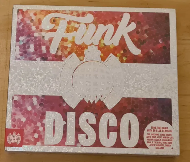 Ministry of Sound FUNK DISCO - 3 CD's Album Boxset - 60 club classics NEW SEALED