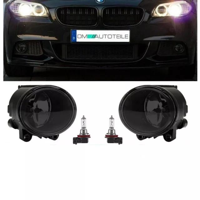 2xH11 Antibrouillard Fumee Noir pour BMW X5 F22 F23 E92 E93 F10 F11 Paquet M