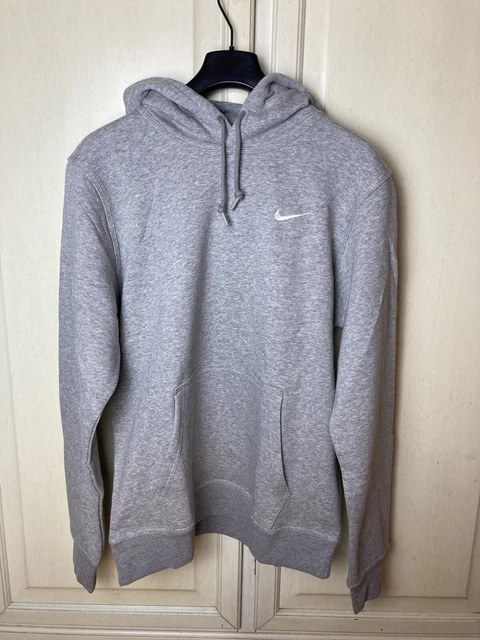 Nike Hoodie Grigia Felpa Con Cappuccio Taglia M - NUOVA, 100% ORIGINALE