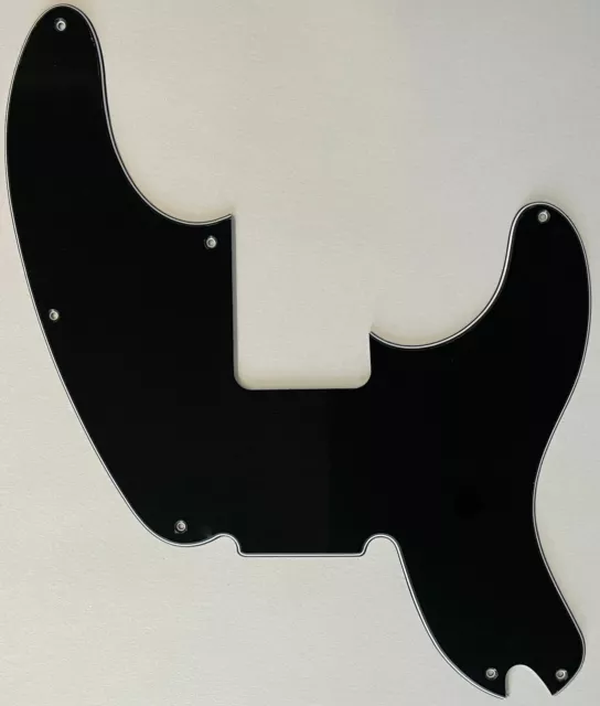 For Fit Fender Telecaster Precision Bass Guitar Pickguard,3 Ply Black