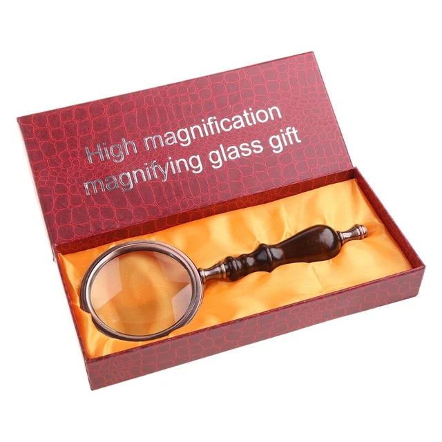 Shatterproof Magnifying Glass Handheld Reading Magnifier for Classroom Science