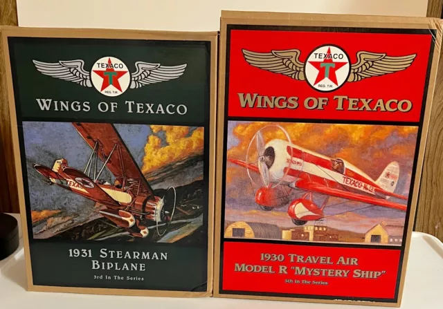 Wings Of Texaco ~ 1931 Stearman Biplane ~ 1930 Travel Air Model R Mystery Ship