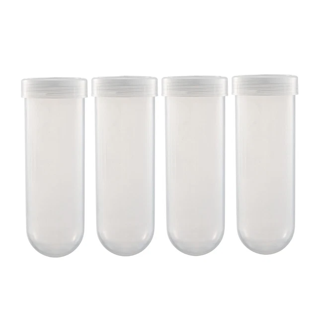 10 pz tubi da centrifuga in plastica 100 ml con tappo a vite fondo rotondo