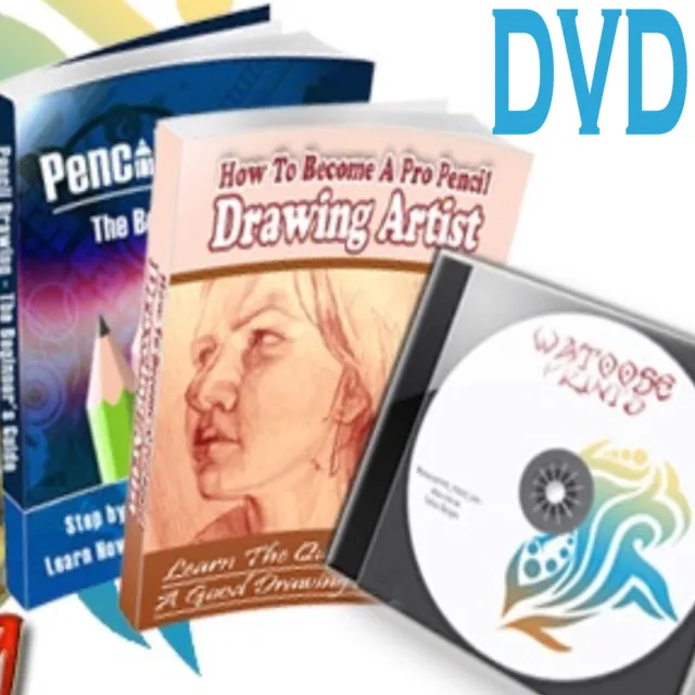 How to Draw & Paint 70+ pdf learn drawing painting e Books on DVD