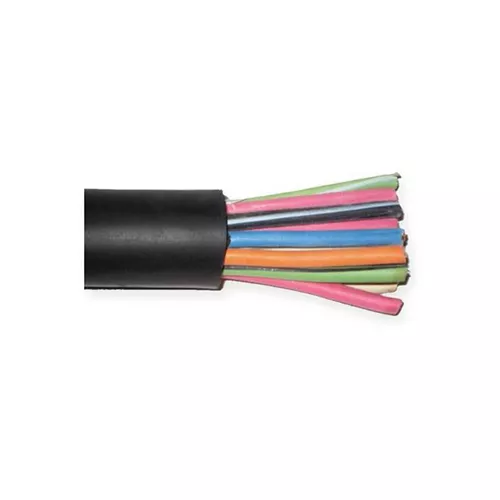 50' 16/12 SOOW Portable Power Cable Flexible CPE Jacket Black 600V