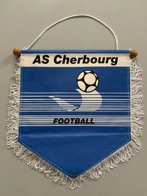 AS Roquebrune Cap Martin grand fanion vintage foot football pennant banderin