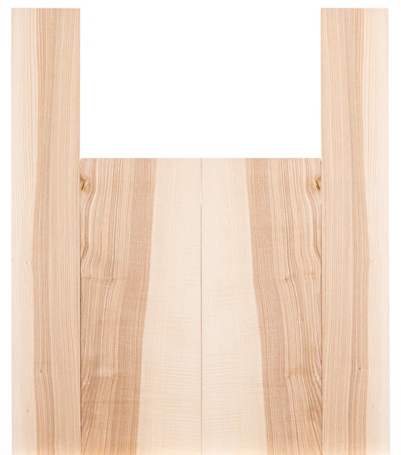 Tonewood barra de fresno acústica guitarra madera arcilla backs & laterales set 5213