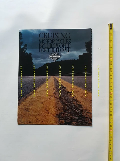 Harley-Davidson catalogo modelli Cruising 1982 depliant originale USA brochure Harley-Davidson catalogo modelli Cruising 1982 depliant originale USA brochure
