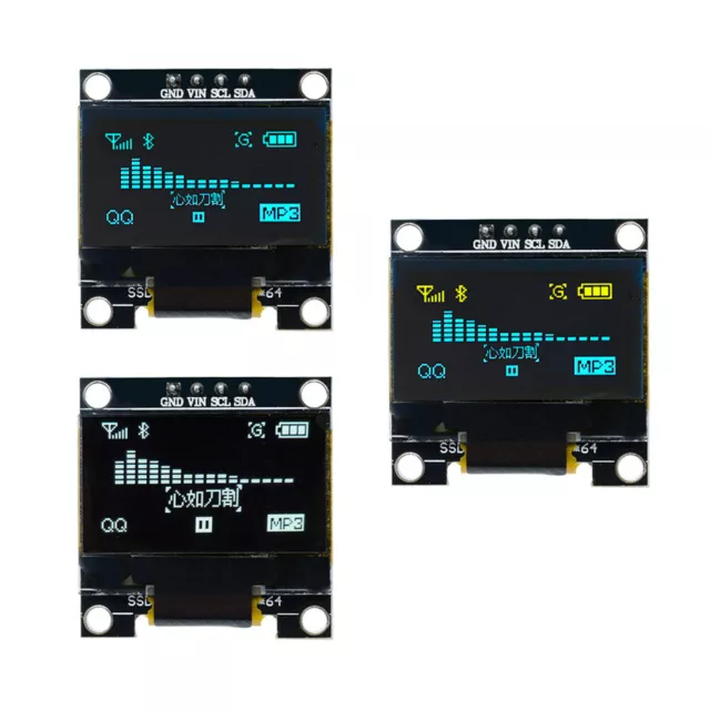 0.96" Yellow/Blue/White 128X64 OLED I2C IIC Serial LCD LED SSD Display SSD1306