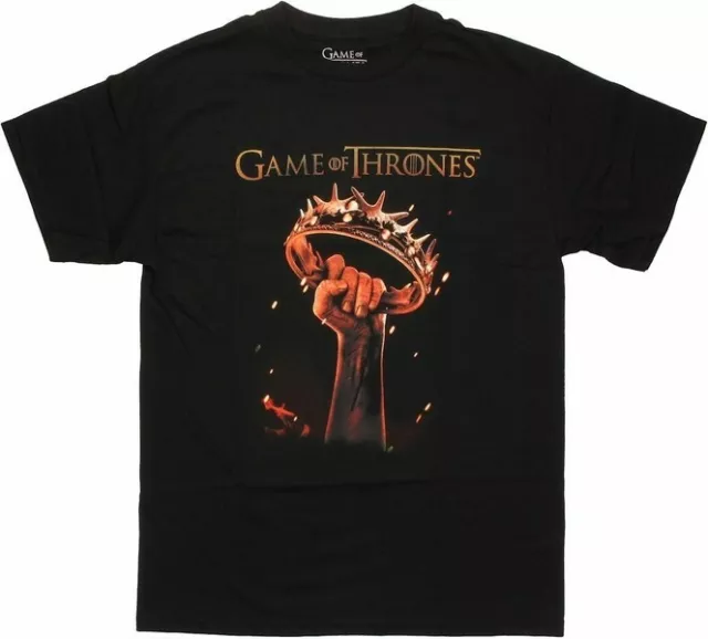 T-Shirt Game Of Trônes Crown Logo Couronne Homme Officiel