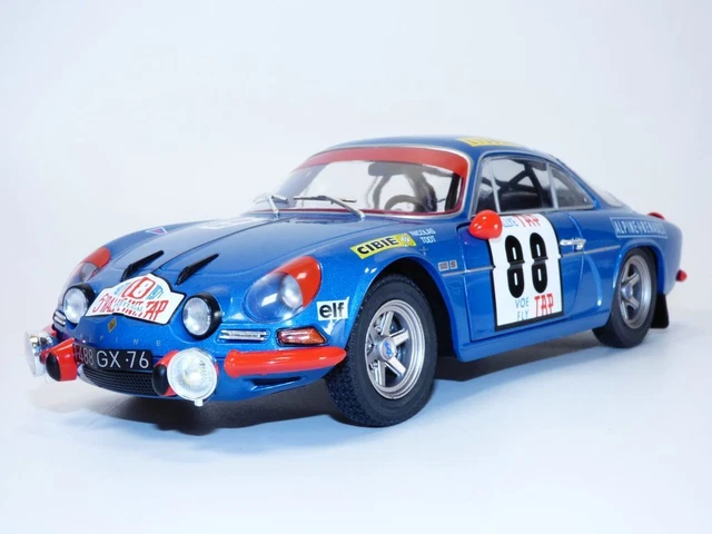 Miniature Spark SF127 Alpine A110 N°10 – Vainqueur Rallye Routes Du Nord 1969 – 1/43