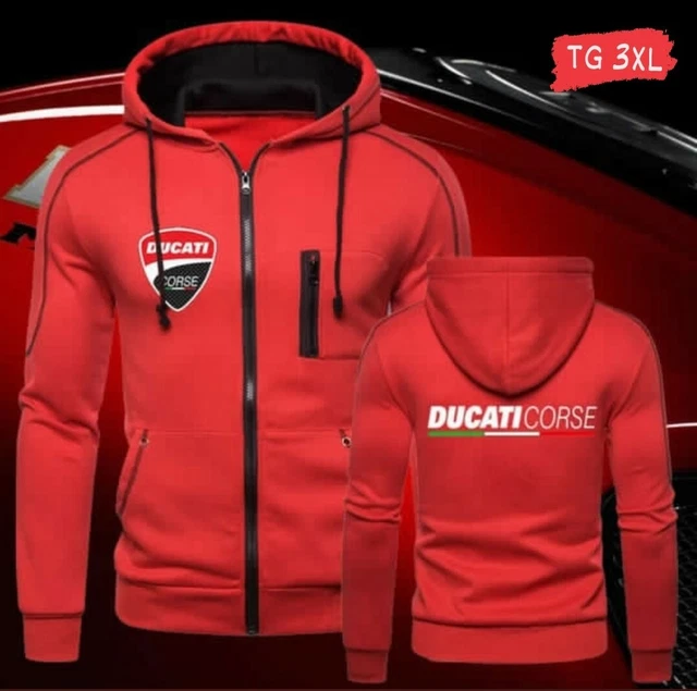 Felpa Ducati Corse TG 3XL felpa con cappuccio Moto sport da passeggio top qulity