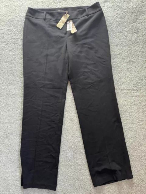 WOMENS DAVID LAWRENCE Black Stretch High Rise Dress Pants Size 16