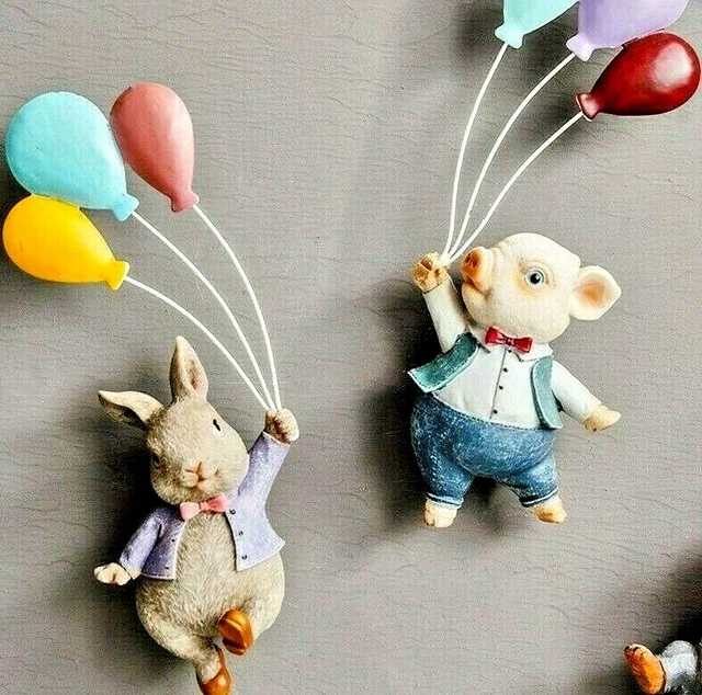 ANIMAL BALLOON MINIATURE Sculpture Figurine Tabletop Home Office Wall