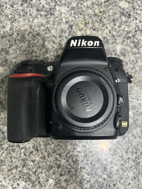 Nikon D750 24.3 MP Digital SLR Camera - Black (Body Only)