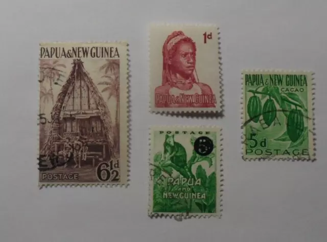 Stampmart : Papua New Guinea 4 Different Fine Used Stamps