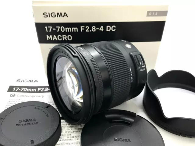 SIGMA 17-70mm F2.8-4 DC MACRO OS HSM Contemporary C For PENTAX [TOP MINT]