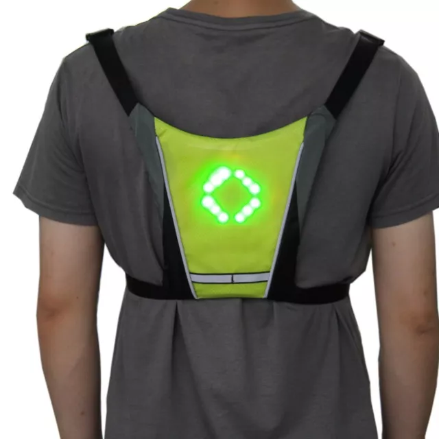 USB Rechargeable Reflective Backpack with Wireless LED Rechargeable Control