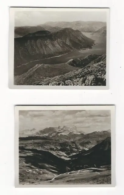 34/531 SAMMELBILD DALMATIEN BUCHT von KOTOR (CATTARO) und BLICK PORDOIJOCH