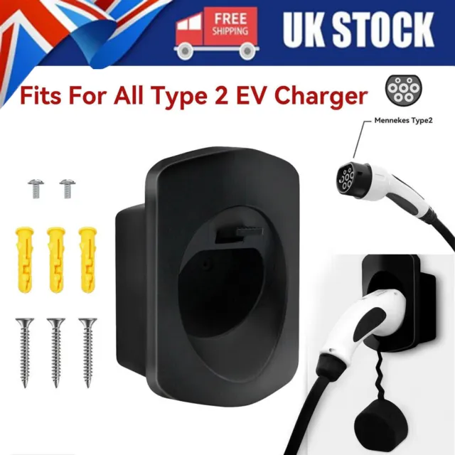 CHARGER HOLDER CHARGER Cable Wall Holder for Tesla Model 3 Y Car  Accessories £13.54 - PicClick UK