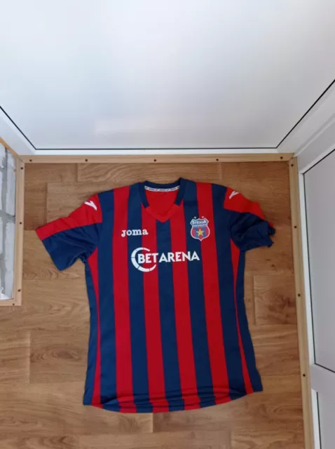 CSA STEAUA BUCURESTI 2004-05 HOME SHIRT NIKE JERSEY SOCCER SIZE L/XL