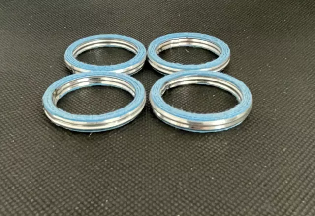 40mm OD Fibre Exhaust Gaskets Set of 4 For Yamaha FZR 600 1984-2003