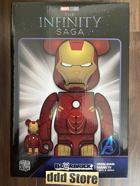 MEDICOM 1000% BEARBRICK ~ Marvel Ironman Mark XLII Mark 42