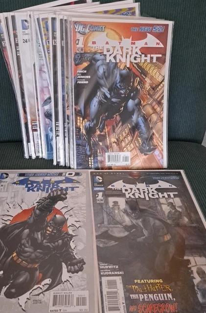 NEW 52 BATMAN The Dark Knight Complete Set 0 - 29 & Annual 2011 £50.00 ...
