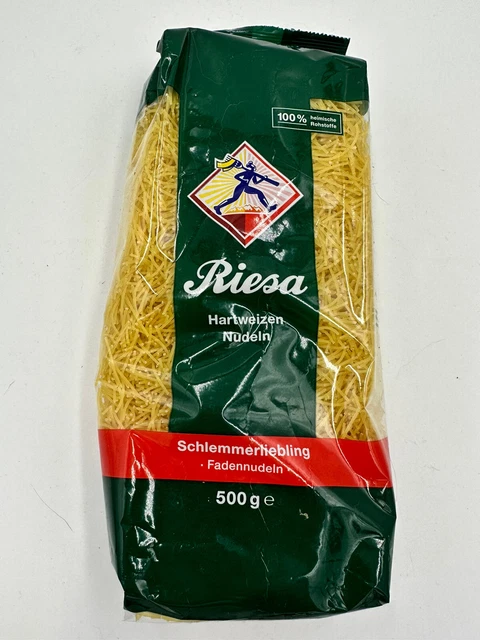 Riesa - Hartweizen Nudeln Schlemmerl. Fadennudeln 500g - MHD 02/25 #NK355