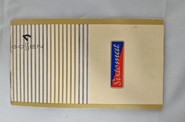 Gossen Sixtomat Belichtungsmesser – Foto Köberl – Secondhand