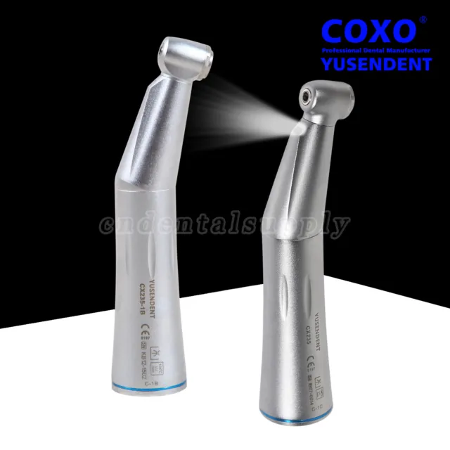 COXO Dentaire Contre-angle 1:1 bleu aqua interne (LED avec lumière) fit NSK