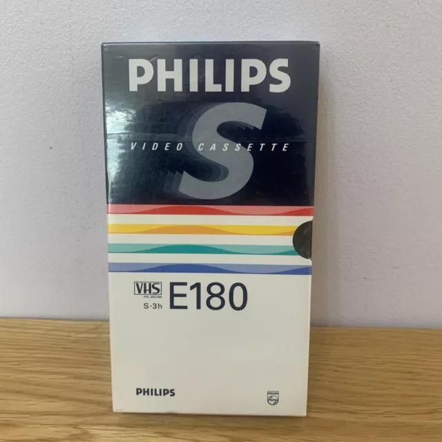 Philips VHS Blank tape E180 3 hour recording new and sealed