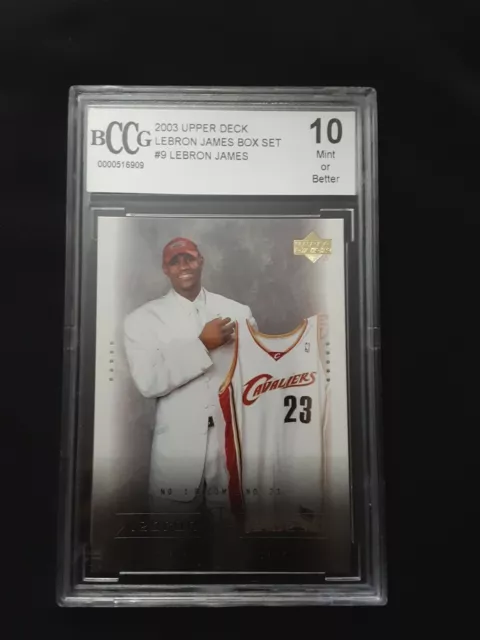 2003 Upper Deck, LeBron James Box Set, #9, Rookie RC, Beckett 10 GEM MINT