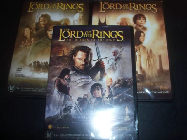 Lord Of The Rings Trilogy (2 Disc Editions) (Australia Region 4) DVD - New