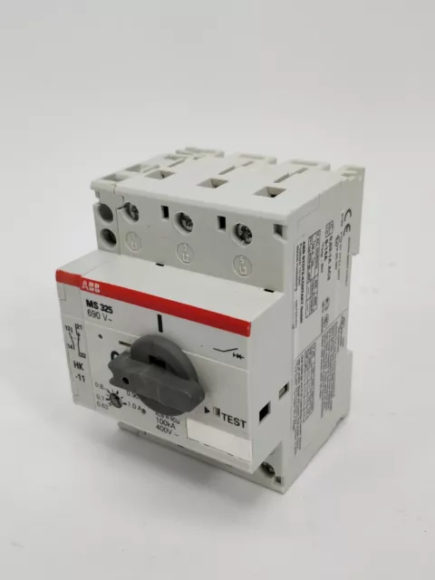 ABB MS325 690V Motor Starter 0,63 -1A With HK-11