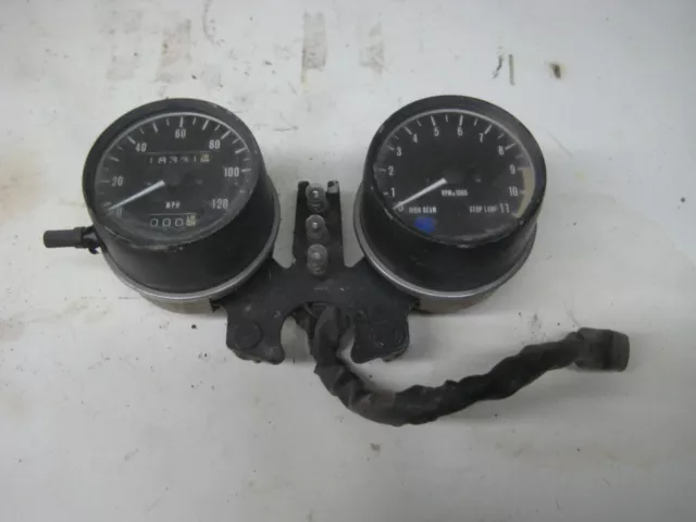 Vintage Motorcycle 1974 Kawasaki KZ 400 Speedometer & Tachometer Gauges