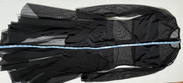 Black girls lyrical dance costume size small 14 to 16 year old girl 