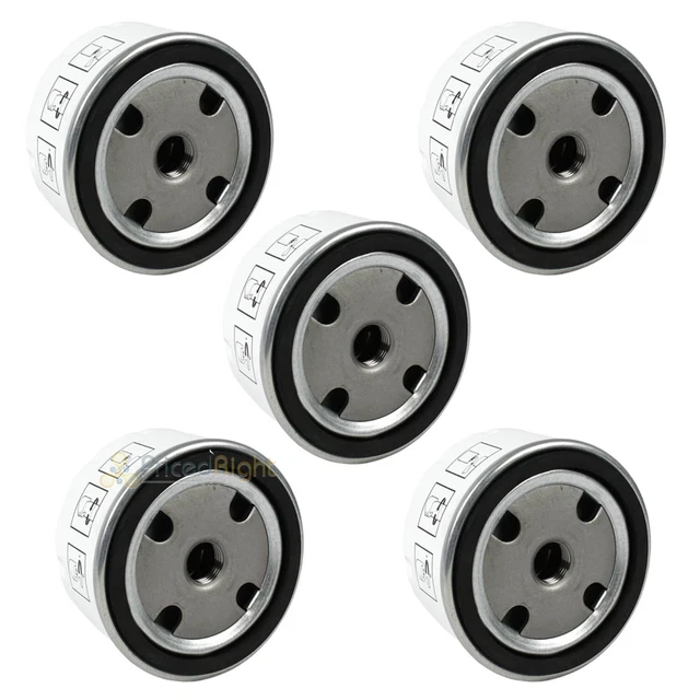 5 Pack Short Oil Filter For Quincy Metal Housing Made In USA for OEM 2023400101