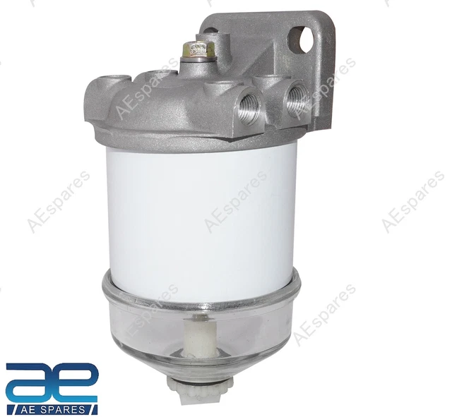 Verre Filtre à Carburant Pour Tracteur Massey Ferguson - Lot De 2, 0,5L, Acier