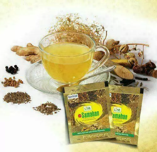 Link Samahan Ayurvedic Herbal Tea Packets Sri Lankan Natural Drink 10 sachets