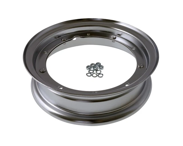 Jante pour Vespa Cosa 125-200 2.5-1, ouverte, chromée,